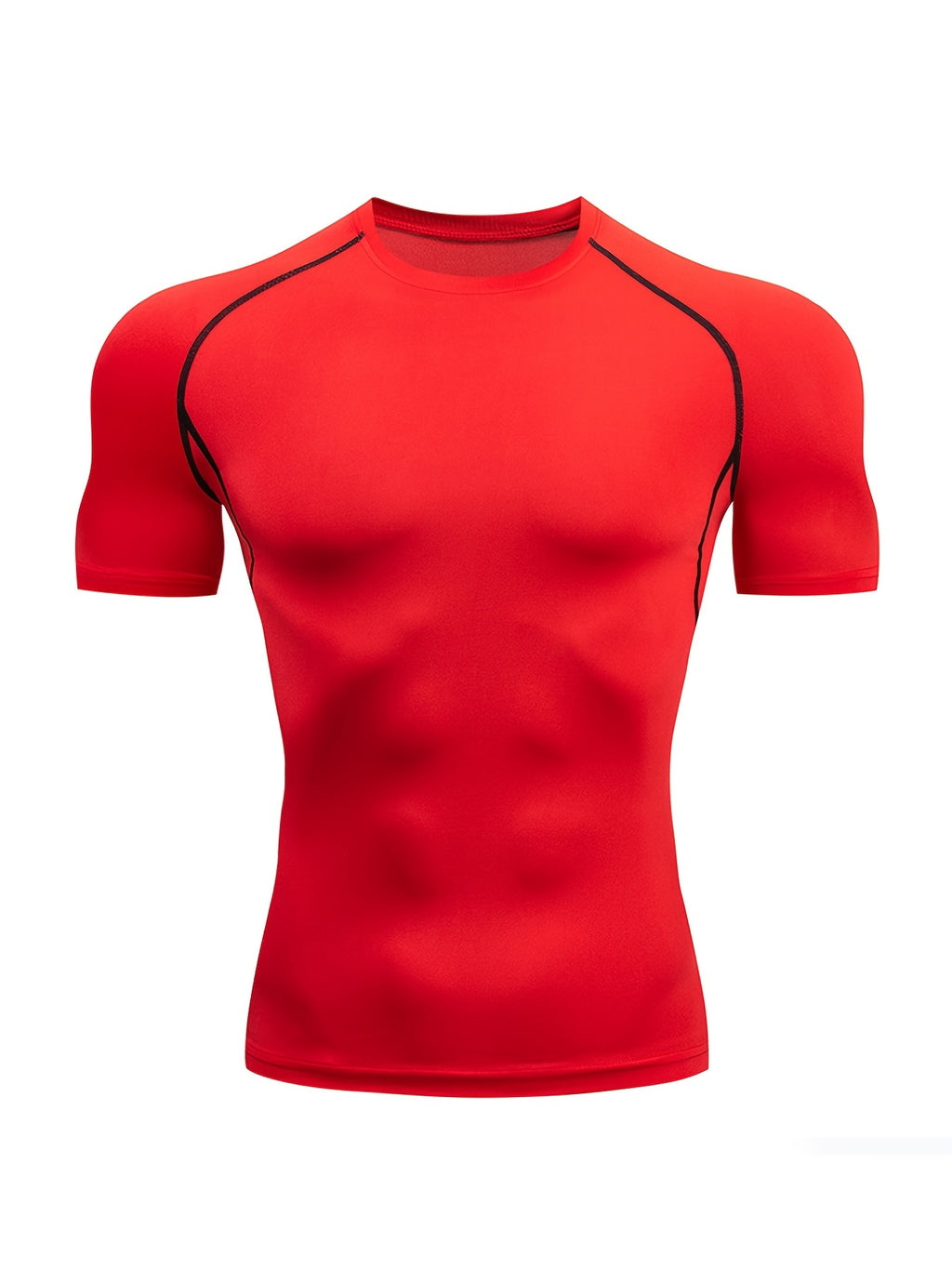 Quick-Drying Men's Base Layer Top for Outdoor Training - High Stretch & Breathable
