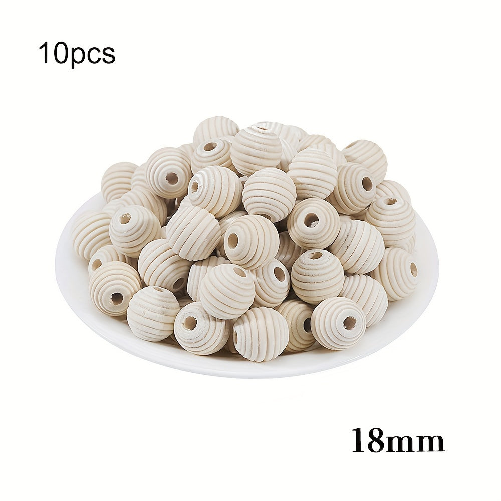 Multi-size Wooden Beads DIY Jewelry Making Hand Craft Fine Jewelry Wooden Jewelry