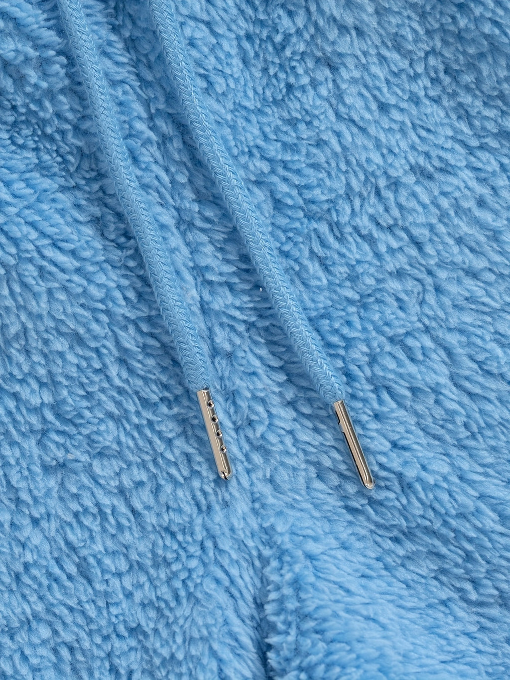 Warm Fuzzy Pajama Set, Long Sleeve Hooded Robe & Tank Top & Drawstring Shorts, Women's Sleepwear & Loungewear