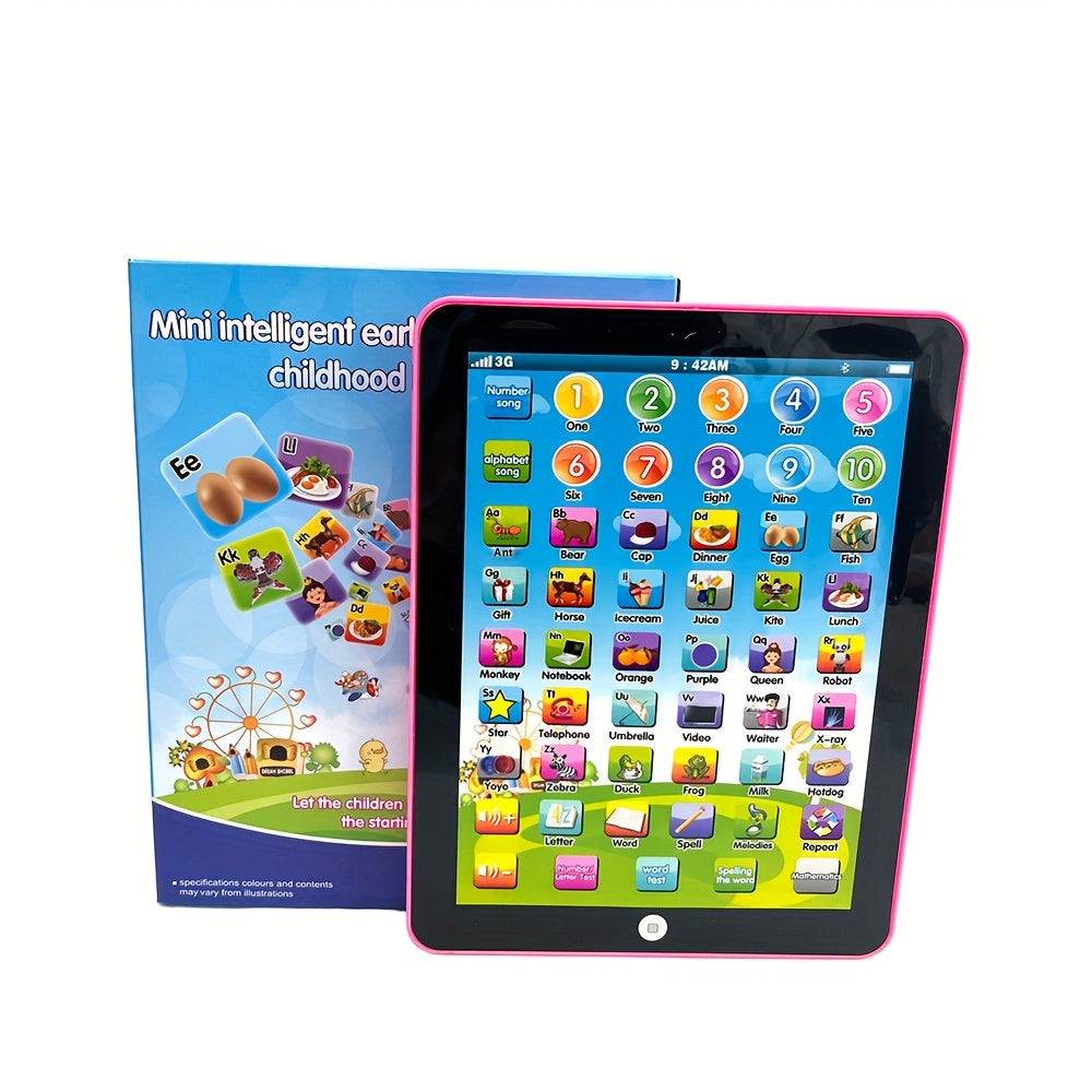Youngsters' Educational Tablet Toy - Fun Learning Pad Toy for Boys & Girls, Battery-Powered, Multicolor