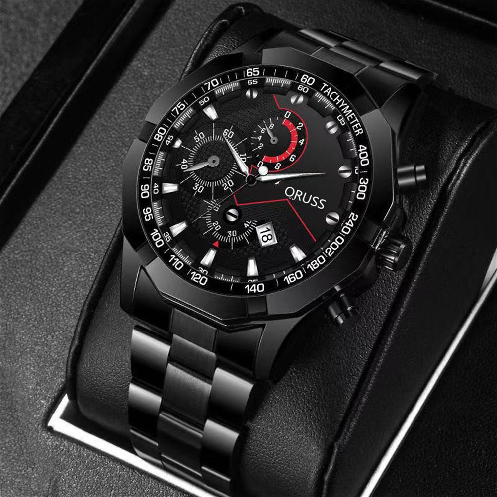 Large Dial Fashion Versatile Trend Men's Watch Waterproof Luminous Student Men's Watch, Ideal Choice For Gifts