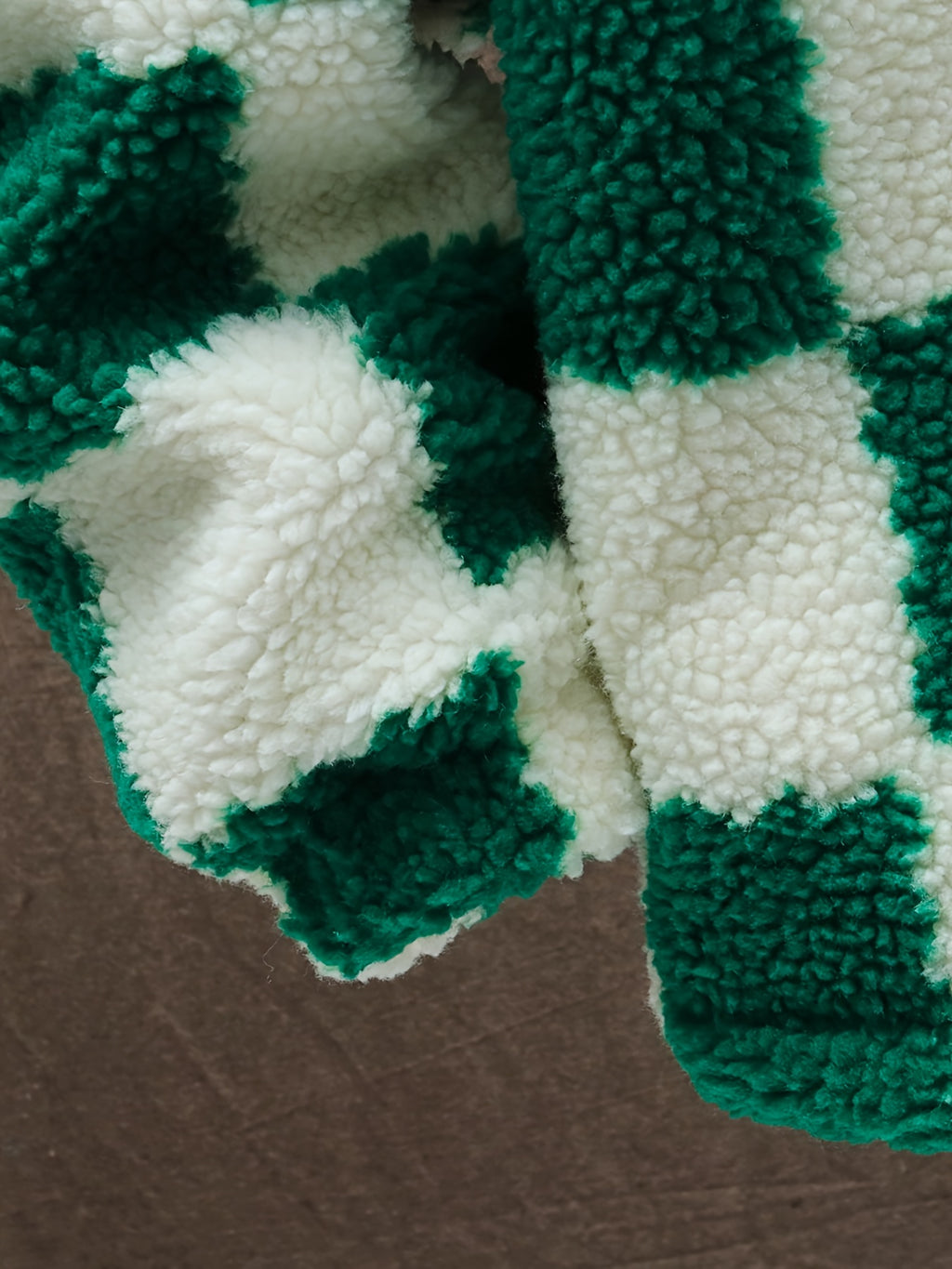 Men'S Plush Checkered Winter Coat - Blue & White, Loose Fit, Stand Collar, Zip-Up Jacket with Drawstring Hood, Casual Style for Fall/Winter, Winter Coat