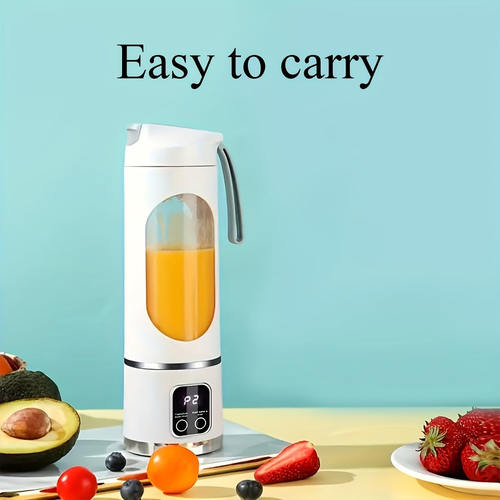 Portable USB-Rechargeable Blender & Juicer - Easy Clean, Perfect for Fruit & Vegetable Drinks, Milkshakes - 10.14oz to 16.91oz Capacity