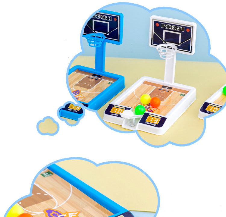 Mini Tabletop Shooting Device, Finger Catapult Basketball Machine, Parent-child Interactive Toy, Children's Birthday Gift, Kids Gift, Train Focus Ability, Simulated Basketball Court Decoration