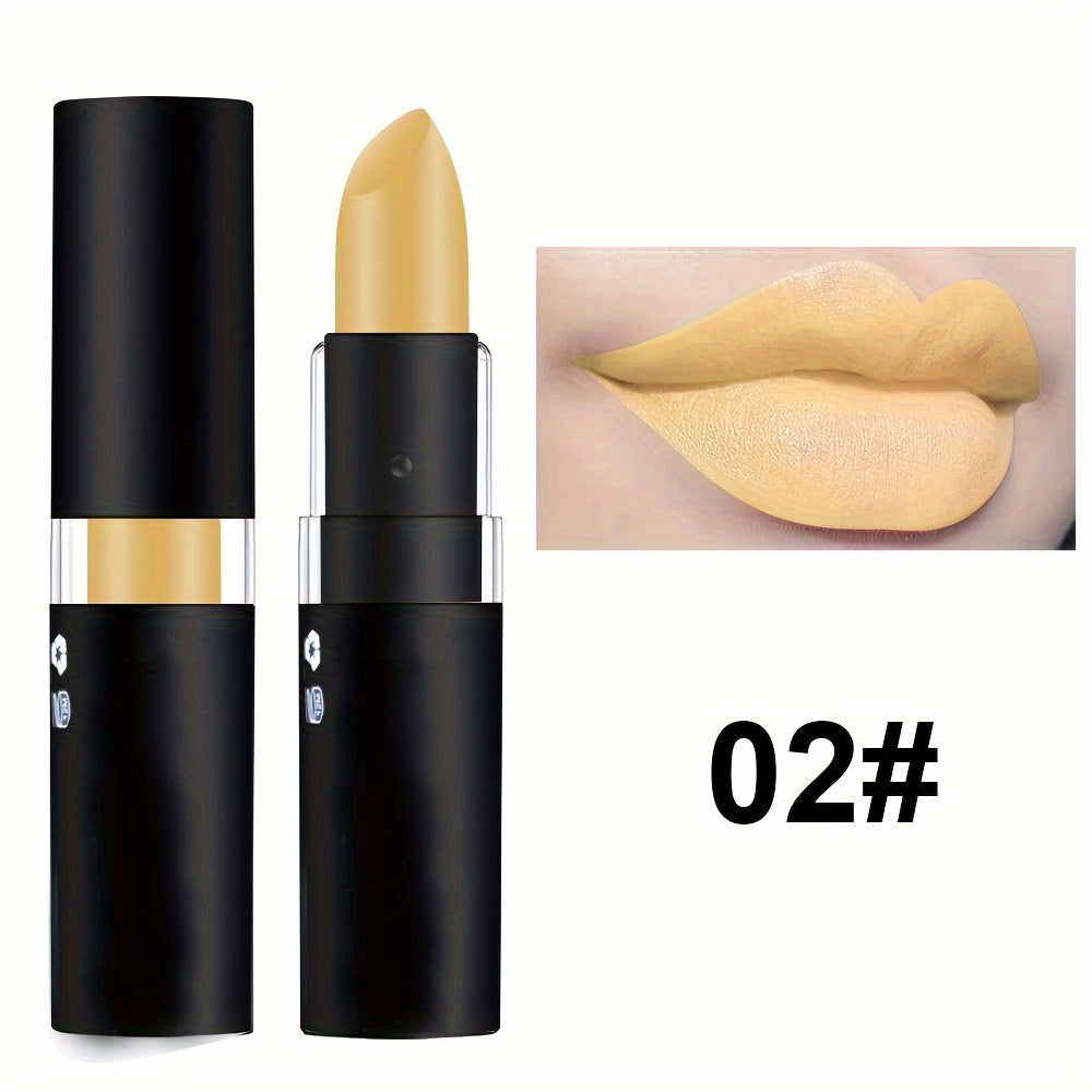 Vitality Lipstick Matte Green Black Goth Nude Velvet - Waterproof Long Lasting Party Stage Retro Makeup Vampire Olive Green Black Purple Halloween Creative Makeup