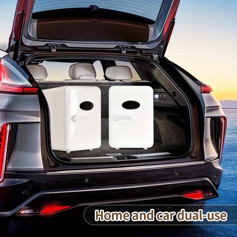 [Portable Mini Fridge] Compact Mini Fridge | 4L/6 Can Portable Cooler & Warmer, Low Noise, 12V DC/110V AC - Dorm, Office, Bedroom, Travel, Camping, RV, Makeup, Spacesaving, Durable