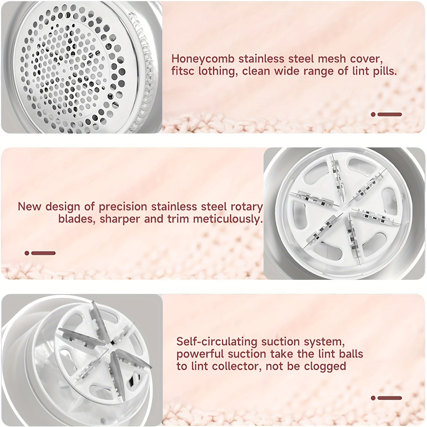 Portable Rechargeable Lint Eraser with Cleaning Brush, Effective Fabric Scraper for Furniture and Carpets, Removes Lint Balls, USB Rechargeable Electric Lint Eraser, Portable Clothing Shaver for Sweaters, Blankets, Carpets an