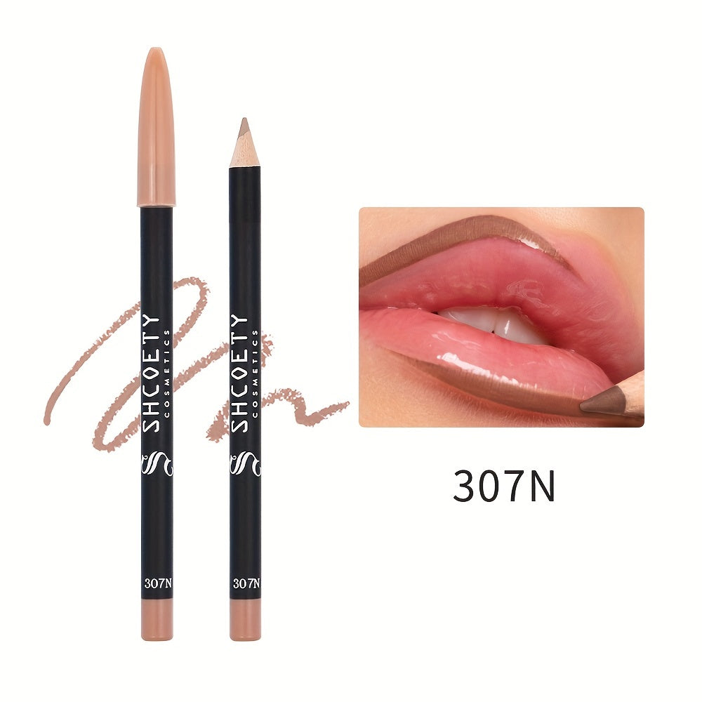12-color Waterproof Matte Lip Liner, Long-lasting, Non-fading, Non-stick Cup, Not Easy To Take Off Makeup, Valentine's Day Gifts