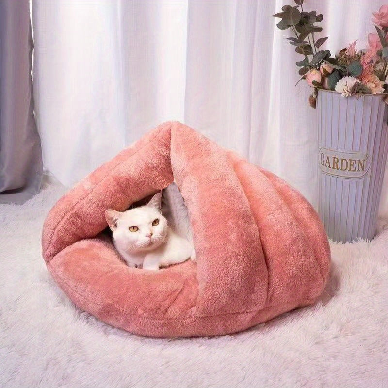 Solid Color Triangle Bed, Pet Bed, Pet Bedding