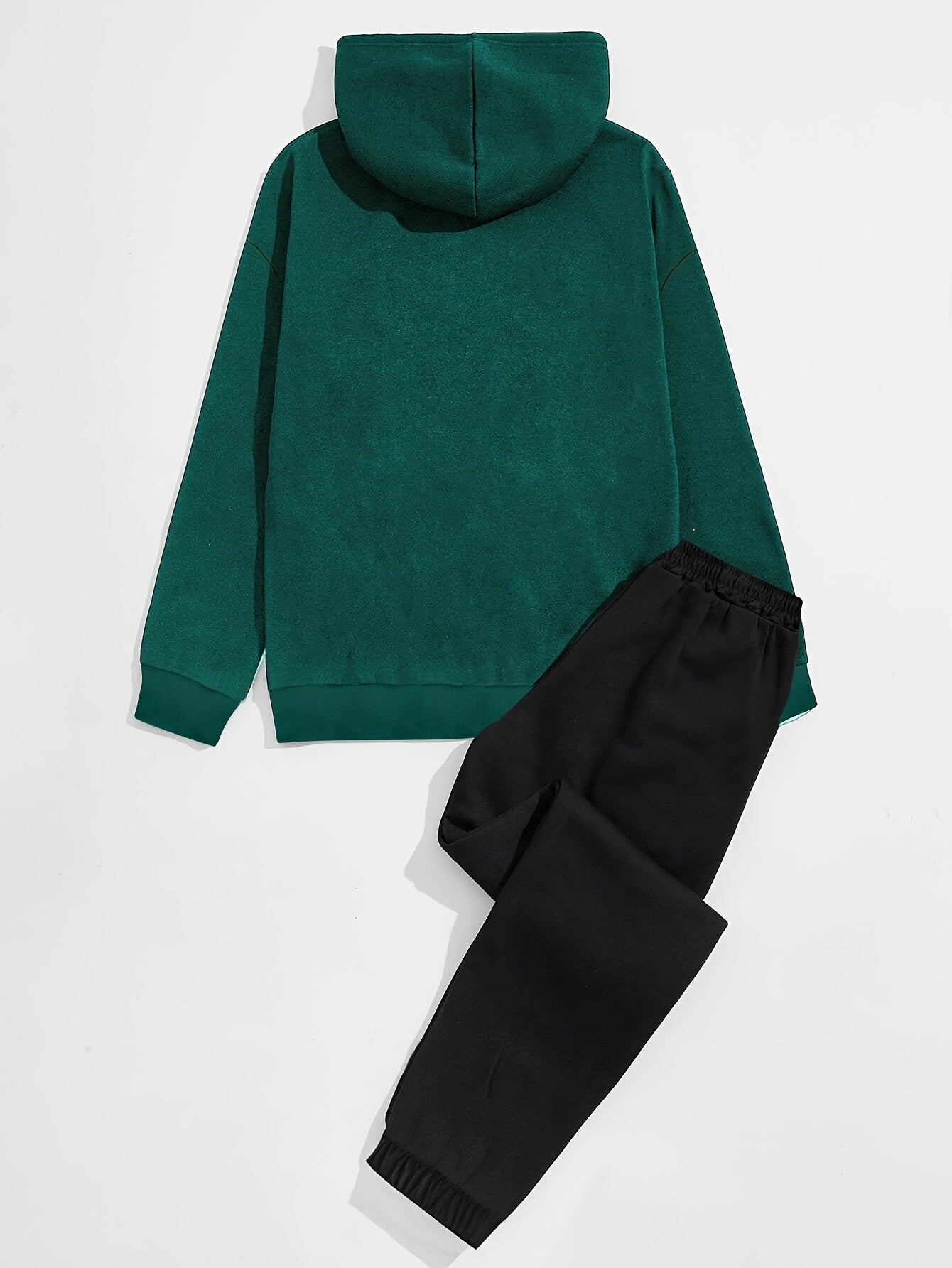 Men's 2 Pieces Outfits, Men's For Autumn And Winter Long Sleeve Hooded Sweatshirt And Casual Pants Set