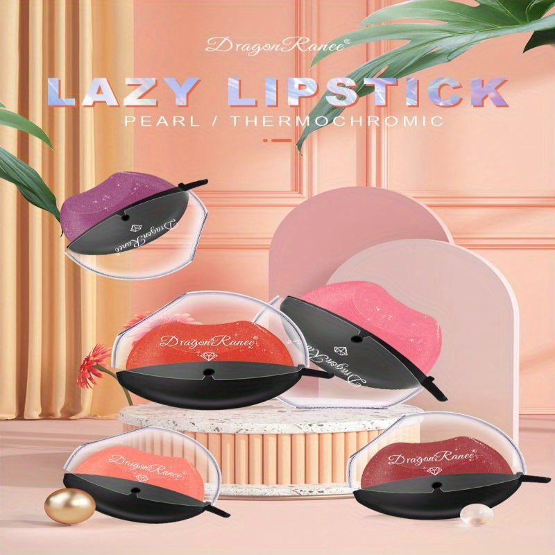 Matte Lipstick Easy To Use Lip Lipstick Waterproof Long Lasting High Pigmented Non-stick Cup Lip Gloss Fashion   Lip Makeup Matte Lazy Lip Makeup Valentine's Day Gifts