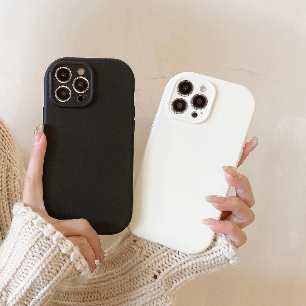 Customized Ultra-Thin Luxury Silicone TPU Mobile Phone Case for iPhone 17/16/15 Plus Full Coverage Protective Phone Accessories