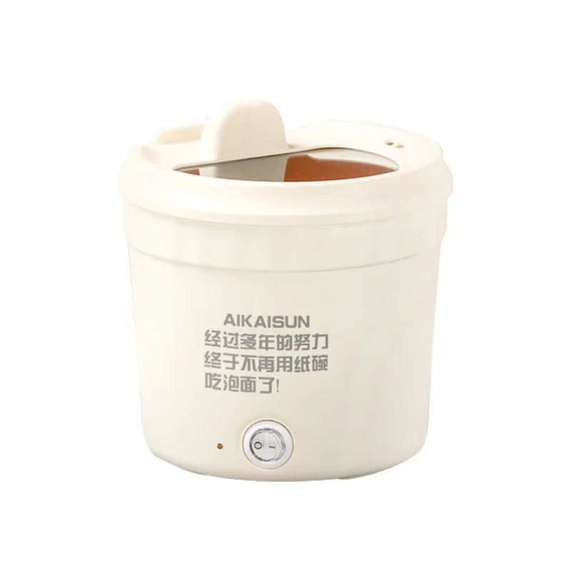 Electric Cooking Pot 450W Pot Multifunctional Rice Cooker Hot Pot Instant Noodles Porridge Omelette Quick Food Pot Frying Pan