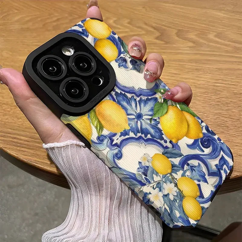 2025 New Customized Cartoon Pattern Matte Perforated TPU Phone Case for iPhone 17/16/15-High Shock Resistant Mobile Accessories