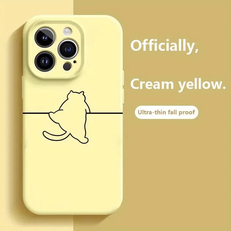 Customized Ultra-Thin Luxury Silicone TPU Mobile Phone Case for iPhone 17/16/15 Plus Full Coverage Protective Phone Accessories