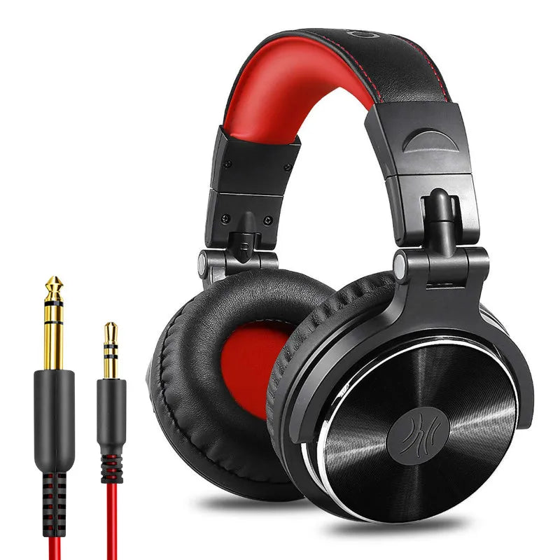 Oneodio Professional DJ Headphones Over Ear Studio Monitor Headset With Microphone HIFI Wired Bass Gaming Headset For Phone