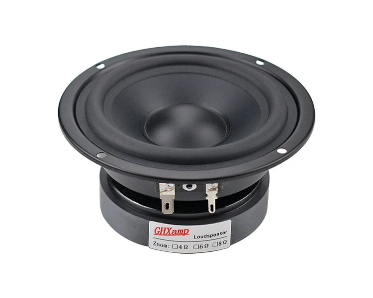 Pure Midrange Speaker Unit Hifi 4 INCH 115MM 80W Alto Speaker Mediant Home MID Unit Rubber Side Matte Coated Paper DIY 1PCS