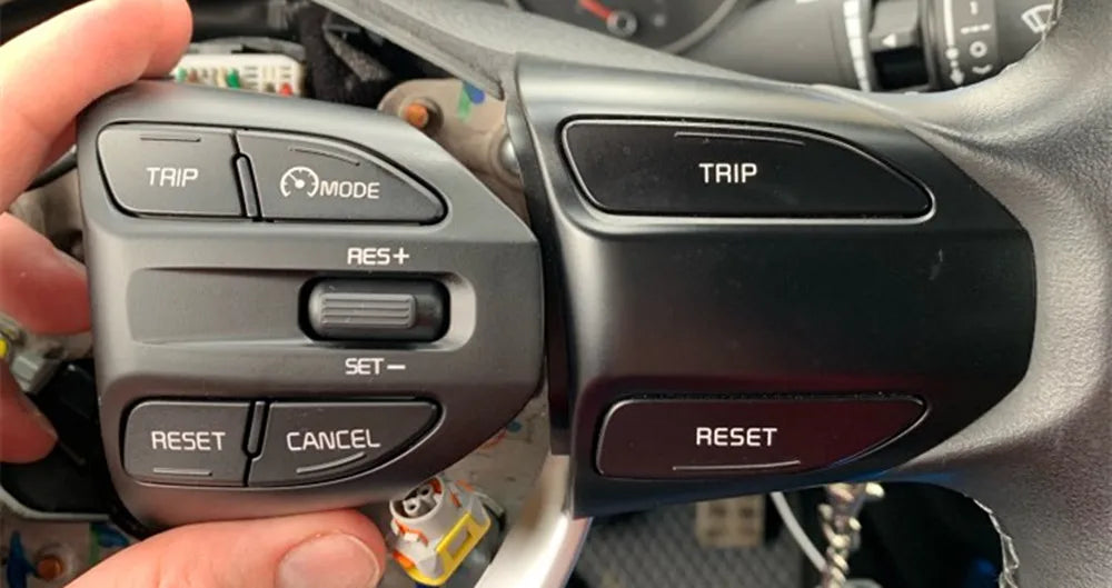 Steering Wheel Button For KIA K2 RIO 2017 2018 2019 2020 2021 RIO X LINE Buttons Bluetooth Phone Cruise Control Volume .