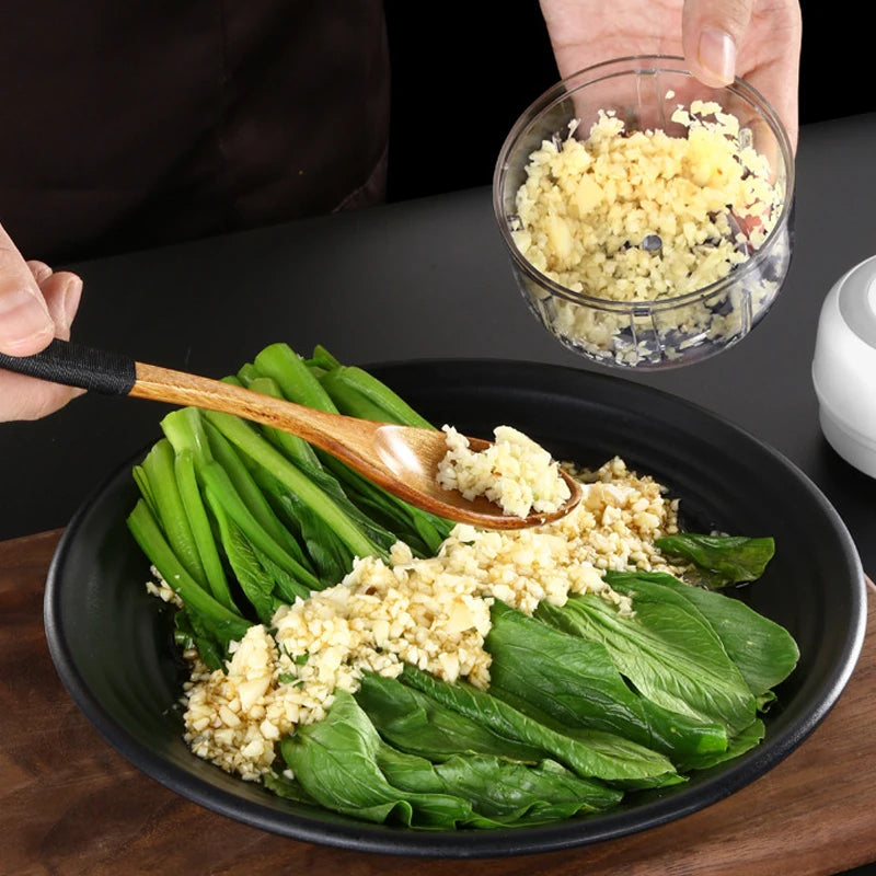 Electric Mini Garlic Masher USB Garlic Chopper Machine Ginger Vegetable Crusher Food Vegetable Processor Chili Chopper Masher