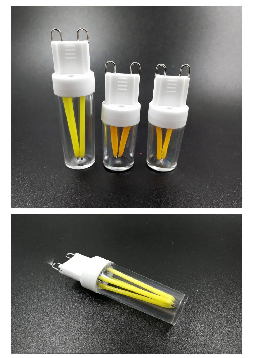 Dimmable G9 LED Bulb 110V 220V 2W 4W Filament COB lamp Replace 30W 40W Halogen Lights for Home Chandelier Lighting