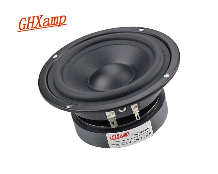 Pure Midrange Speaker Unit Hifi 4 INCH 115MM 80W Alto Speaker Mediant Home MID Unit Rubber Side Matte Coated Paper DIY 1PCS