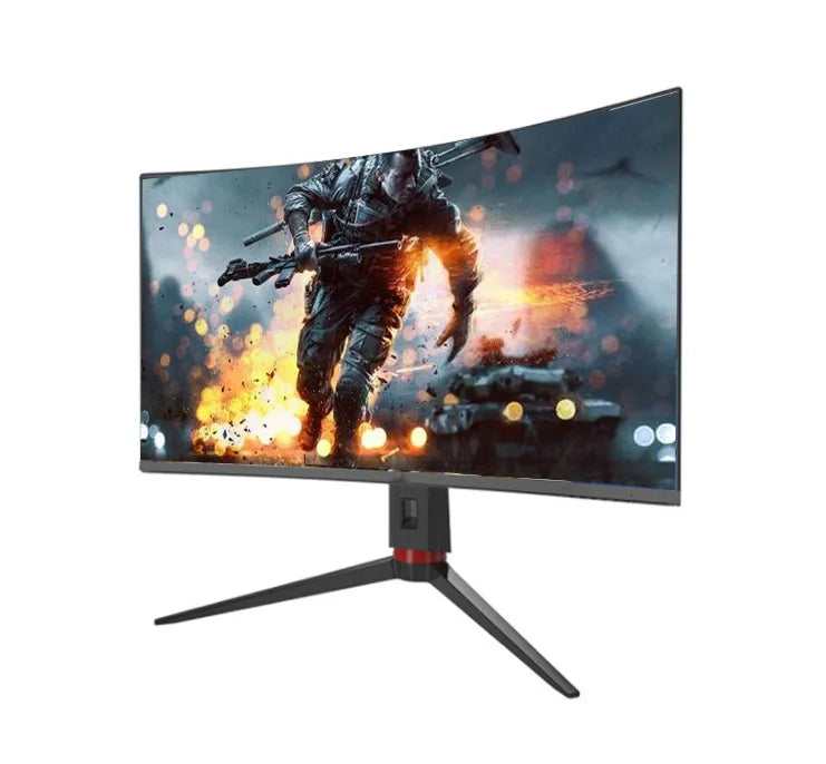 Gaming Desktop 32 Inch PC Speaker 165Hz 1ms RGB LED Lights MVA  Curved Gaming Monitor
