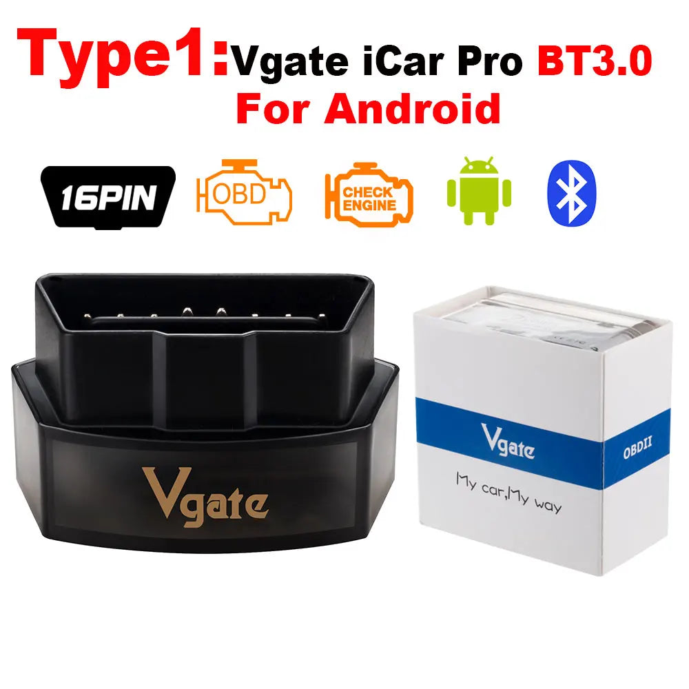 Vgate Vlinker MC V2.2 iCar Pro Bluetooth 4.0 WIFI OBD2 Scanner For Android IOS Auto Code Reader OBDII Tool PK V1.5 ELM327