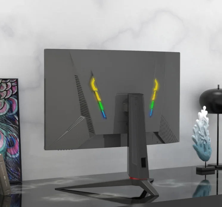 Gaming Desktop 32 Inch PC Speaker 165Hz 1ms RGB LED Lights MVA  Curved Gaming Monitor
