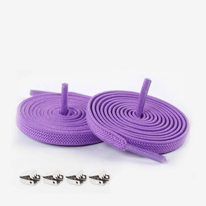 No Tie Shoelaces Elastic Outdoor Leisure Sneakers Quick Safety Flat Shoelace Kids And Adult Unisex Lazy laces