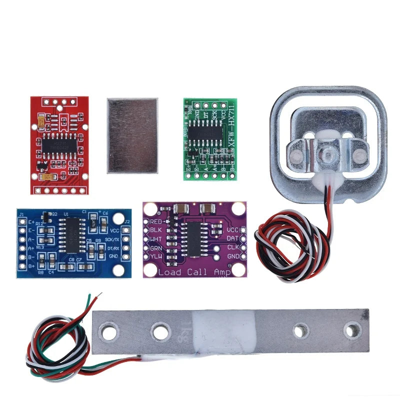 TZT Load Cell 1KG 5KG 10KG 20KG HX711 AD Module Weight Sensor Electronic Scale Aluminum Alloy Weighing Pressure Sensor