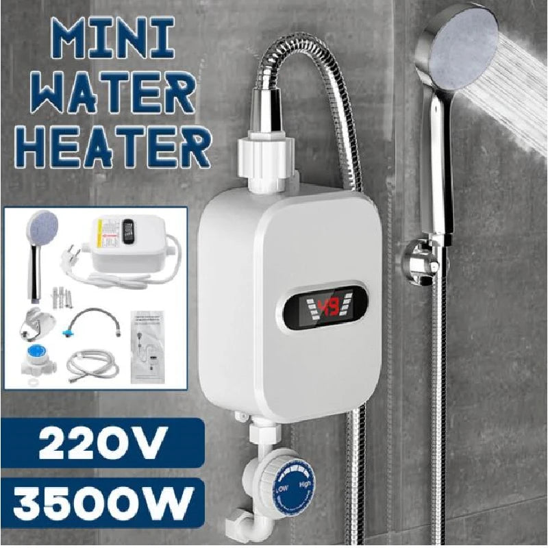3500W home appliance Faucet Shower Instant Water-Heater Electric Tap Heating Instant Hot Water for Kitchen and Bathroom