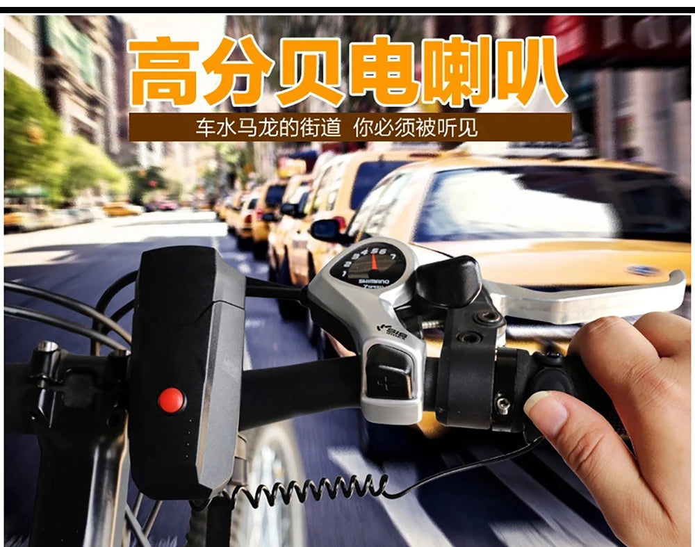 Bicycle Bell Cycling Horns Electronic Bike Bicycle Handlebar Ring Bell Horn Strong Loud Air Alarm Bell Sound Bike Horn Safety