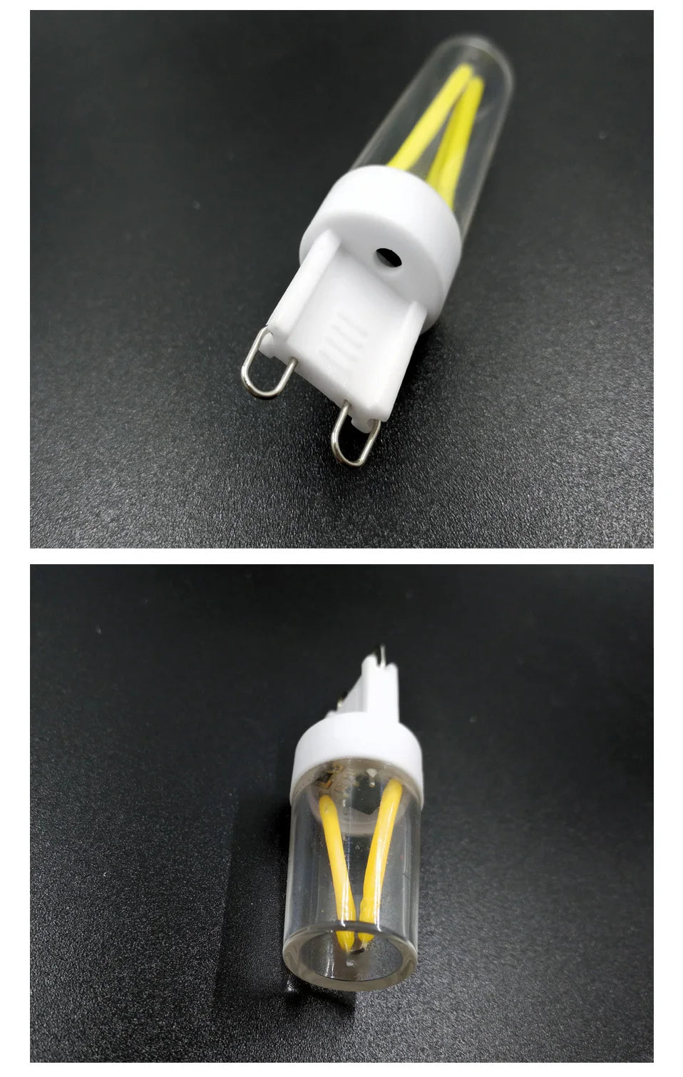 Dimmable G9 LED Bulb 110V 220V 2W 4W Filament COB lamp Replace 30W 40W Halogen Lights for Home Chandelier Lighting