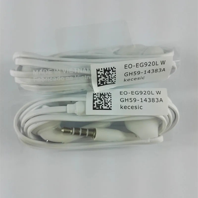 Kecesic 10 Pieces/Lot For S6 Earphone In-ear  Earpiece with Microphone for MP3 MP4 Samsung Galaxy S7 S6 Edge for s8 Earphone