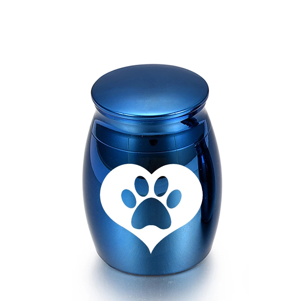 Mini Container for Ashes Coffin Box Urns for Human Ashes Pet Memorial Keepsake Stainless Steel Cremation Urn Funeral Supplies