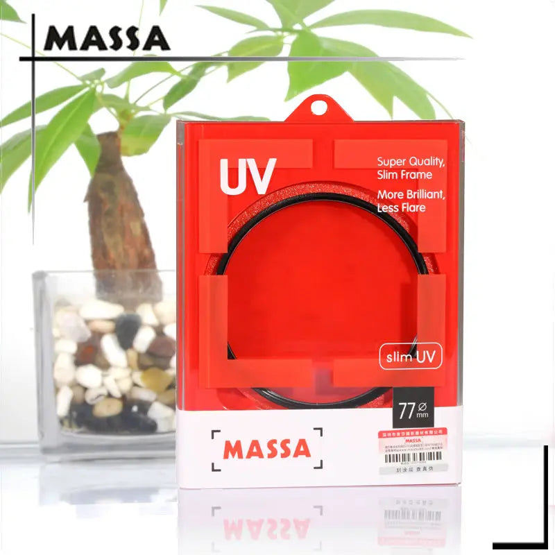 Massa Photographic Equipment Digital Camera Accessories Optical Glass Camera Lens 77mm Super Slim UV Filter