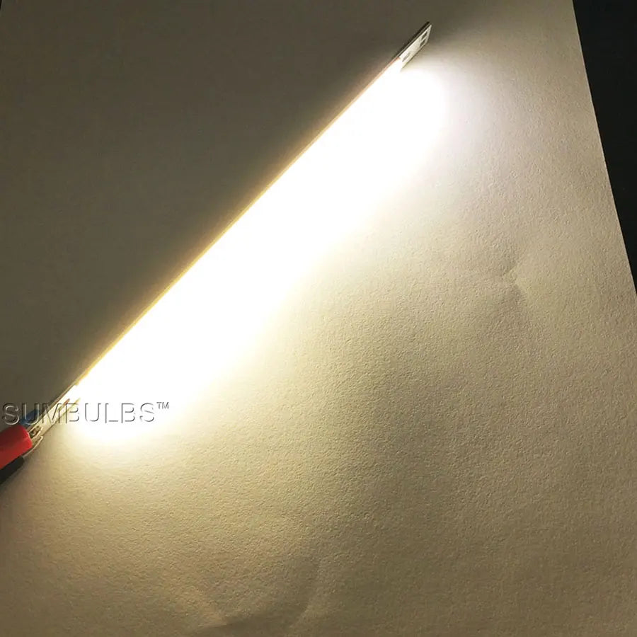 [Sumbulbs] 200x10MM 0422 10W LED Light COB Strip Lamp DC 12-14V 1000LM Green Yellow Red Blue Warm White Pure White Bar Light