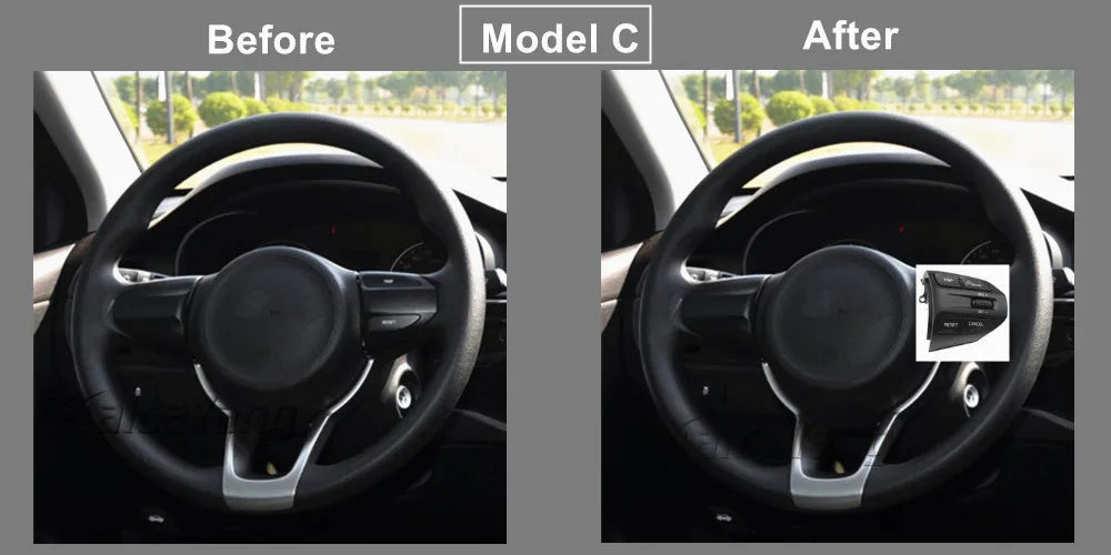 Steering Wheel Button For KIA K2 RIO 2017 2018 2019 2020 2021 RIO X LINE Buttons Bluetooth Phone Cruise Control Volume .