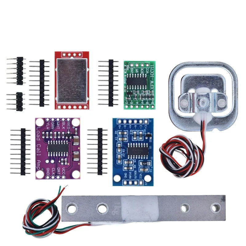 TZT Load Cell 1KG 5KG 10KG 20KG HX711 AD Module Weight Sensor Electronic Scale Aluminum Alloy Weighing Pressure Sensor
