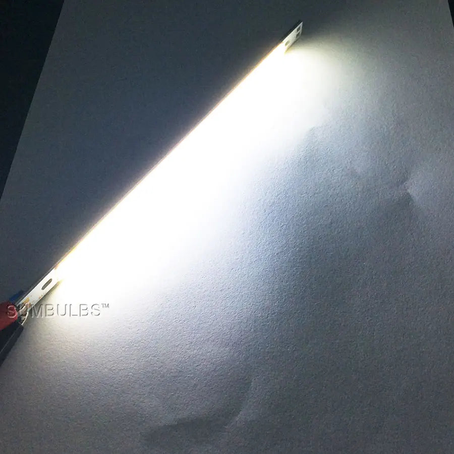 [Sumbulbs] 200x10MM 0422 10W LED Light COB Strip Lamp DC 12-14V 1000LM Green Yellow Red Blue Warm White Pure White Bar Light