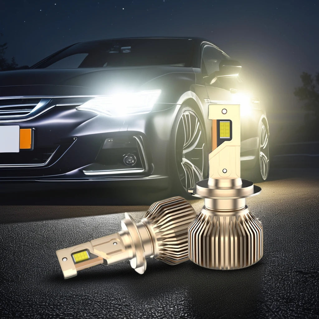 Super Bright H7 180 Watt 16600LM Full Capacity White Light Color New 12V 24V Car LED Headlights Bulbs High Quality Auto System