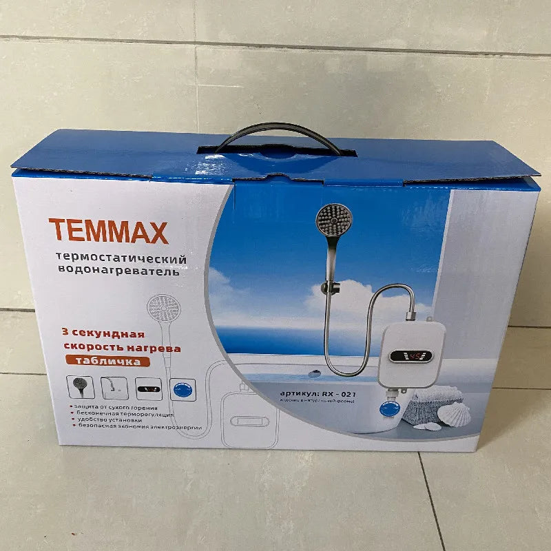 3500W home appliance Faucet Shower Instant Water-Heater Electric Tap Heating Instant Hot Water for Kitchen and Bathroom