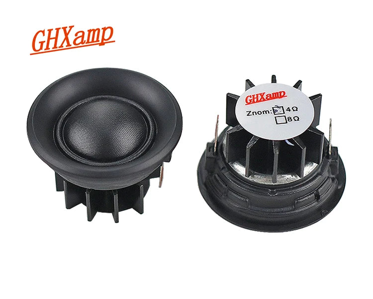 GHXAMP 20 Core 1.5 inch Tweeter Car Speaker Units 4OHM 10W Silk Diaphragm Dome Loudspeaker Neodymium Treble Head 89DB 2PCS