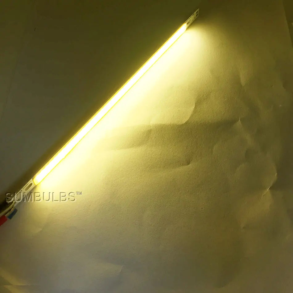 [Sumbulbs] 200x10MM 0422 10W LED Light COB Strip Lamp DC 12-14V 1000LM Green Yellow Red Blue Warm White Pure White Bar Light