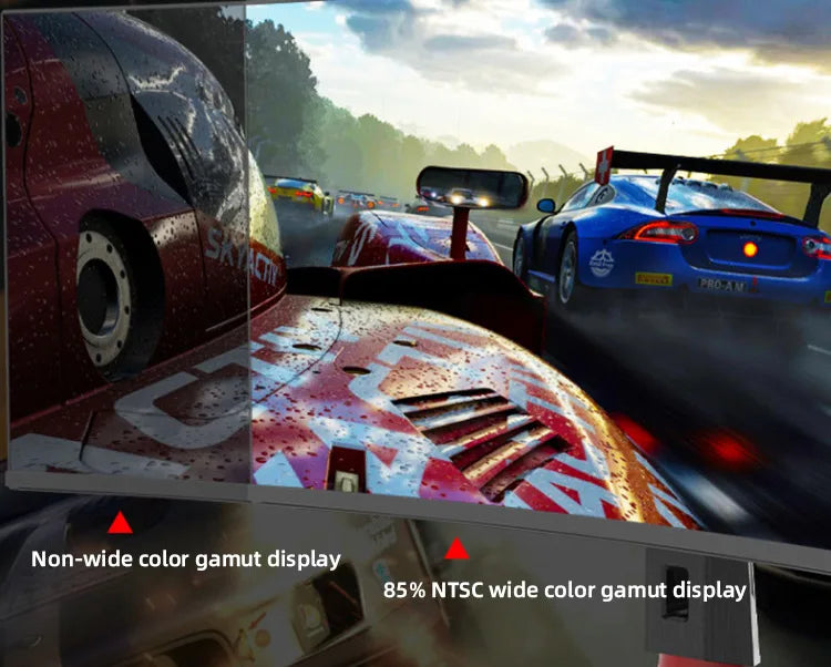 Gaming Desktop 32 Inch PC Speaker 165Hz 1ms RGB LED Lights MVA  Curved Gaming Monitor