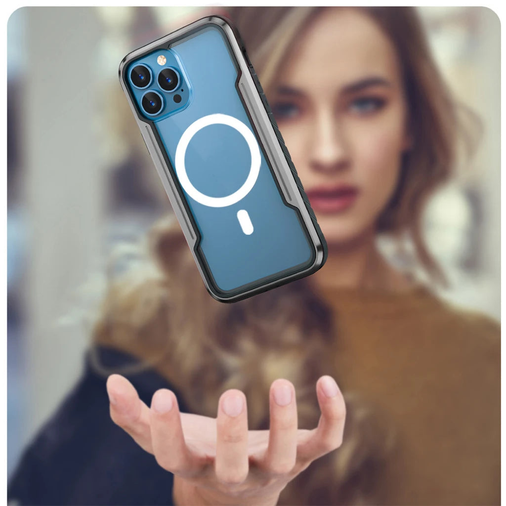 Magical Ash Black TPU Case for iPhone 16 14 Pro Max Magnetic Clear Shockproof Phone Cover PC Compatible Ai Phone Protection