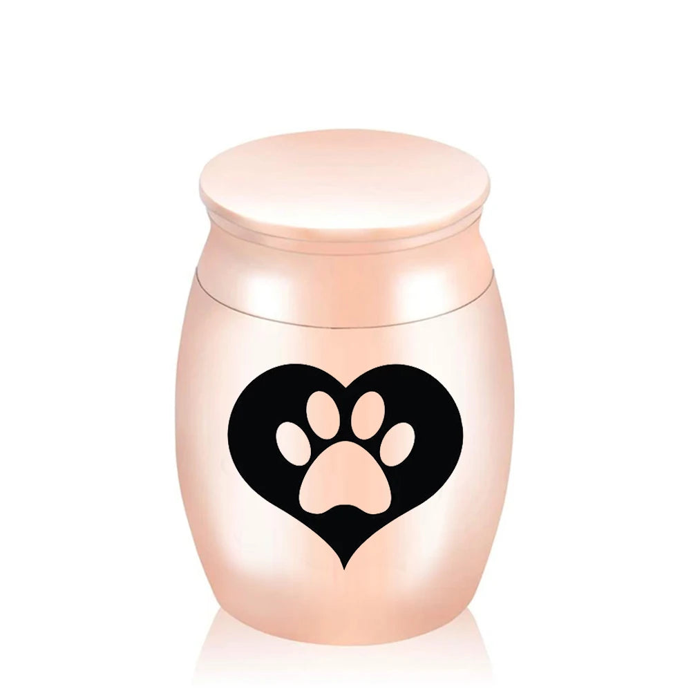 Mini Container for Ashes Coffin Box Urns for Human Ashes Pet Memorial Keepsake Stainless Steel Cremation Urn Funeral Supplies