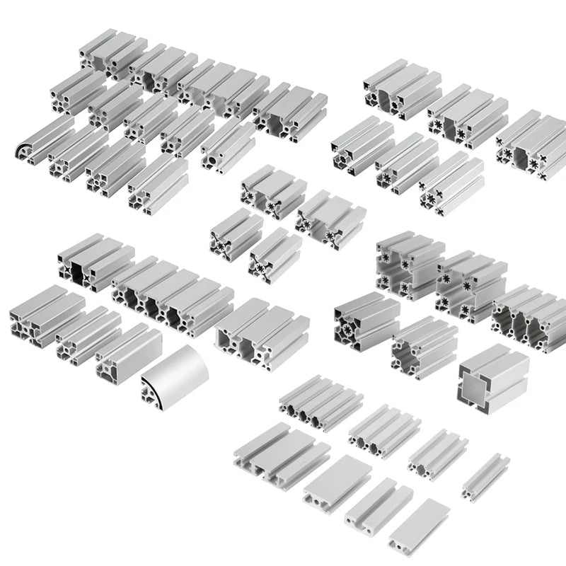 High Quality 4080GL Anodized T Slot Aluminum Extrusion Profile 6000 Series for Industrial Applications Cutting Bending Welding