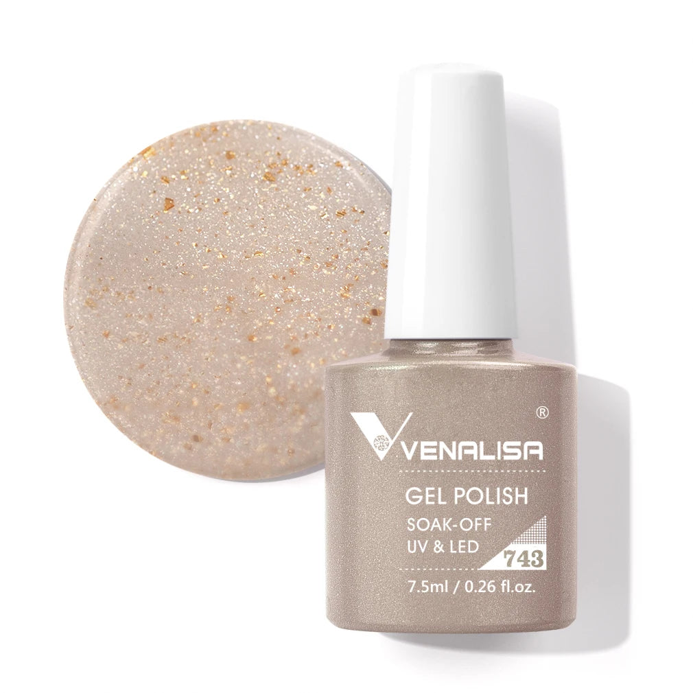 VENALISA Matte Top Coat CANNI Nail Art Design High Quality UV LED Base Coat No Sticky Layer Top Coat, Soak off Matt Topcoat