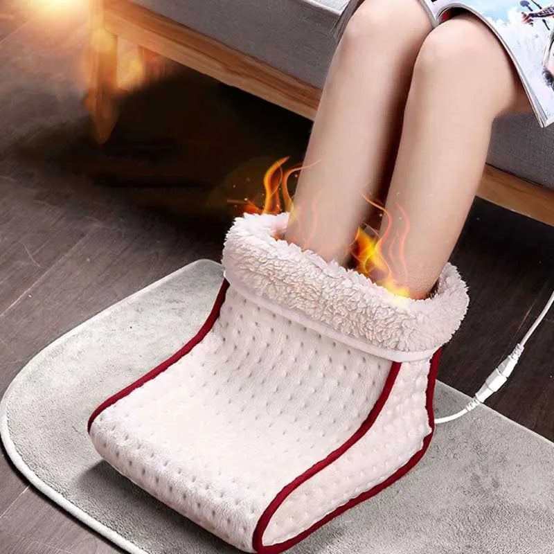 Electric Warm Foot Warmer Washable Heat 5 Modes Heat Settings Warmer Cushion Thermal Foot Warmer Massager Shose Relax